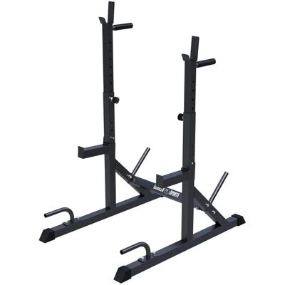 Gorilla Sports Squat Rack - Justerbar Stål Power Cage Gorilla Sports Squat Rack - Justerbar Stål Power Cage