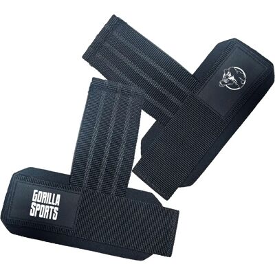 Gorilla Sports Hebebänder mit Handgelenkstütze Gorilla Sports Hebebänder mit Handgelenkstütze