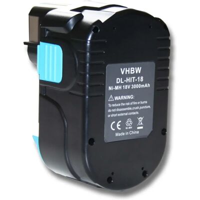 Batería vhbw para Hitachi C 18DLX, C 18DMR, C 6DC - Batería Batería vhbw para Hitachi C 18DLX, C 18DMR, C 6DC - Batería