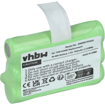 Batterie VHBW pour TopCom 1010/1020/1030 - Baby Moniteur Batterie VHBW pour TopCom 1010/1020/1030 - Baby Moniteur