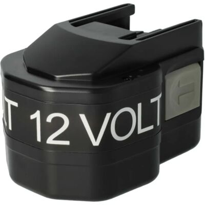 vhbw Batteria B12 - Alta capacità NiMH - 12V - Nera vhbw Batteria B12 - Alta capacità NiMH - 12V - Nera