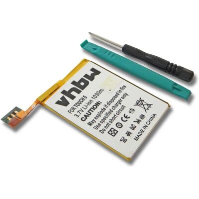 Batteria iPod Touch 5G - vhbw 1030mAh Li-ion - Nessun colore Batteria iPod Touch 5G - vhbw 1030mAh Li-ion - Nessun colore
