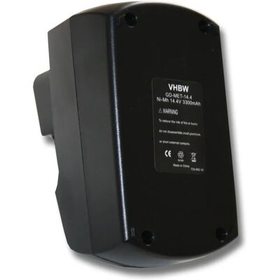 Batteria vhbw per Metabo ULA9.6-18, SBZ 14.4 - Batteria Batteria vhbw per Metabo ULA9.6-18, SBZ 14.4 - Batteria