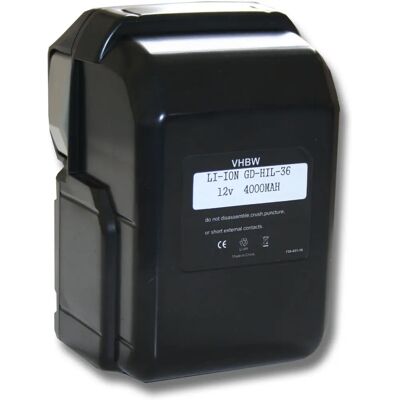 Batería negra VHBW para Hitachi DH 25DAL, DH 25DL - Batería Batería negra VHBW para Hitachi DH 25DAL, DH 25DL - Batería