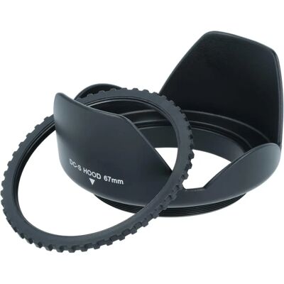 vhbw - 67mm Tulip - Noir - Plastique - Parasolumière vhbw - 67mm Tulip - Noir - Plastique - Parasolumière