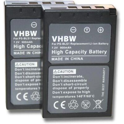 vhbw Batterie pour Appareil Photo Olympus - 2x Haute Capacité Li-Ion 7,2V vhbw Batterie pour Appareil Photo Olympus - 2x Haute Capacité Li-Ion 7,2V