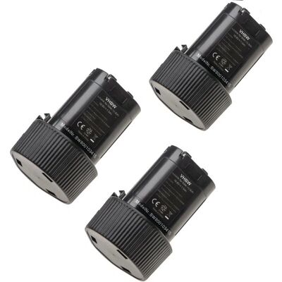 vhbw 3x Batería para Makita JR100DWE, JR102, JV100DZ, HU01Z - Pack de Baterías vhbw 3x Batería para Makita JR100DWE, JR102, JV100DZ, HU01Z - Pack de Baterías