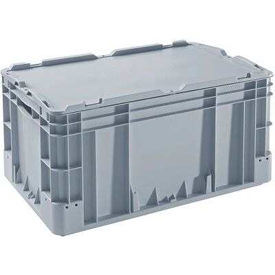 Contêiner empilhável Kaiser 60L de polipropileno - Contêiner de armazenamento Contêiner empilhável Kaiser 60L de polipropileno - Contêiner de armazenamento