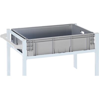 Contentor industrial Kaiserkraft - 90L, Cinza - Retangular Contentor industrial Kaiserkraft - 90L, Cinza - Retangular