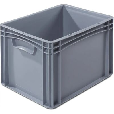 Contenedor Euro Kaiserkraft - 400x300mm, Gris Contenedor Euro Kaiserkraft - 400x300mm, Gris