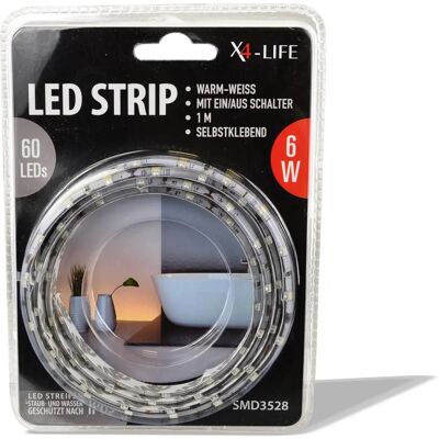 X4-LIFE 701502 LED-Streifen - 1m Warmweiß - Lichtleiste X4-LIFE 701502 LED-Streifen - 1m Warmweiß - Lichtleiste