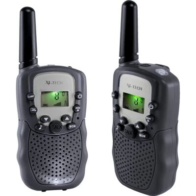 X4 Tech 701952 Pack de Talkies - Noir - Portée 3 km X4 Tech 701952 Pack de Talkies - Noir - Portée 3 km
