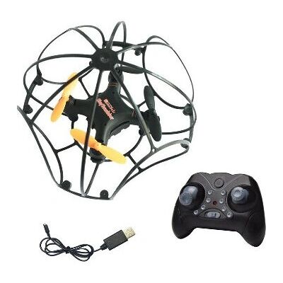 DF-Models SkyTumbler - Dron con gabbia interna - Nero - Quadricottero DF-Models SkyTumbler - Dron con gabbia interna - Nero - Quadricottero