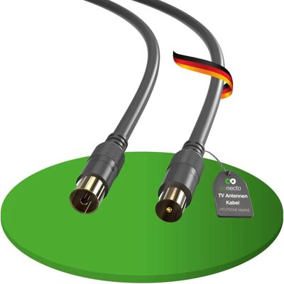 Conecto SA-CC50047-V2 - Câble TV coaxial - 10m - Noir Conecto SA-CC50047-V2 - Câble TV coaxial - 10m - Noir