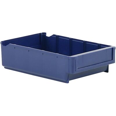 Kaiserkraft Cajas de Polipropileno Azules - Tipo de Estantería Kaiserkraft Cajas de Polipropileno Azules - Tipo de Estantería