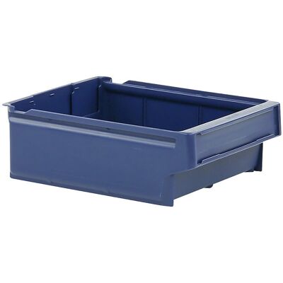 kaiserkraft Polypropylen Regalkorb - Blau - 300x230x100mm kaiserkraft Polypropylen Regalkorb - Blau - 300x230x100mm