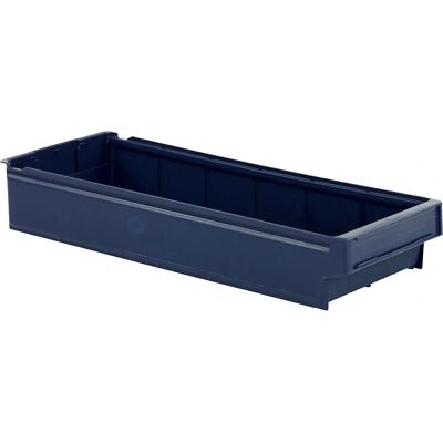 Kaiserkraft Caixa de armazenamento em polipropileno - Azul - 600x230x100mm Kaiserkraft Caixa de armazenamento em polipropileno - Azul - 600x230x100mm