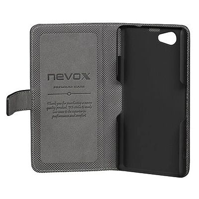 Nevox 1205 Smartphone Hülle Schwarz/Grau - Sony Xperia Z1 Compact Nevox 1205 Smartphone Hülle Schwarz/Grau - Sony Xperia Z1 Compact