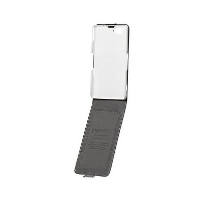 Custodia per telefono Nevox Z1 Compact in pelle PU di alta qualità - Grigio, Bianco Custodia per telefono Nevox Z1 Compact in pelle PU di alta qualità - Grigio, Bianco