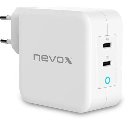 Nevox 1918 Netzteil - USB-C, Weiß - Handy Ladegerät Nevox 1918 Netzteil - USB-C, Weiß - Handy Ladegerät