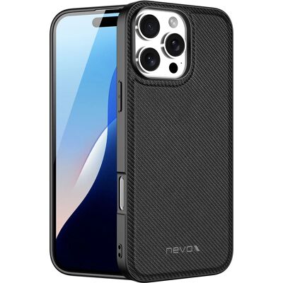 Nevox iPhone 16 Pro Schwarz - 16,3" Robustes Handyhülle Nevox iPhone 16 Pro Schwarz - 16,3" Robustes Handyhülle