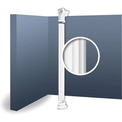 Orac Decor LUXXUS Halbsäulen-Set - Leicht, stabil - Halbsäulen-Set Orac Decor LUXXUS Halbsäulen-Set - Leicht, stabil - Halbsäulen-Set