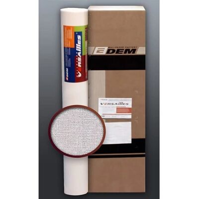 EDEM BRAVO 80301BR60 Carta da parati bianca con texture, verniciabile - Decorazione pareti EDEM BRAVO 80301BR60 Carta da parati bianca con texture, verniciabile - Decorazione pareti