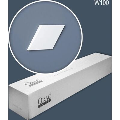 Orac Decor MODERN W100 - 3D Wall Panel - 18 pcs - White Orac Decor MODERN W100 - 3D Wall Panel - 18 pcs - White