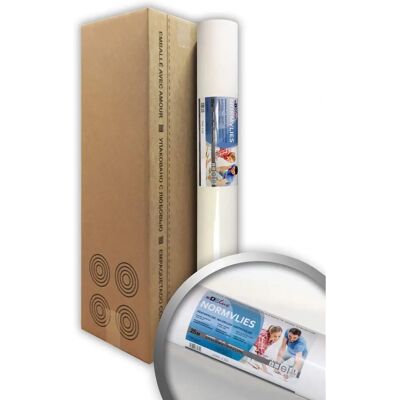 e-Delux Wandbespannung - Weiß - Glatte Vlies - 150 g/m² - 75m2 e-Delux Wandbespannung - Weiß - Glatte Vlies - 150 g/m² - 75m2