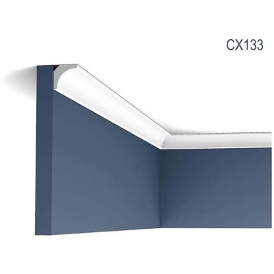 Orac Decor AXXENT - 10x Crown Mouldings White - Skirting Orac Decor AXXENT - 10x Crown Mouldings White - Skirting