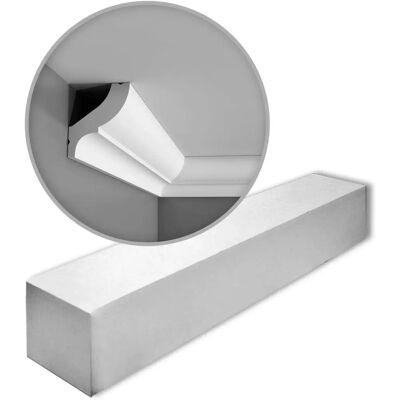 Orac Decor - Model BASIXX CB502N - White Cornice Moulding - 20m Orac Decor - Model BASIXX CB502N - White Cornice Moulding - 20m