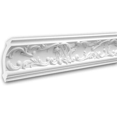 Profhome White Cornice Moulding - Rugged, Lightweight - 200cm Profhome White Cornice Moulding - Rugged, Lightweight - 200cm