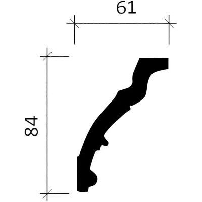 Profhome Profhome 150162 Weiße Eckleiste - Cornice moulding Profhome Profhome 150162 Weiße Eckleiste - Cornice moulding