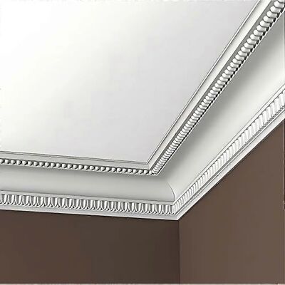 Profhome 150164 Weiße Giebelleiste - Neoklassizistischer Stil Profhome 150164 Weiße Giebelleiste - Neoklassizistischer Stil