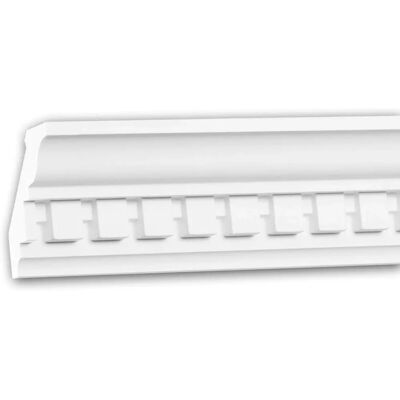 Profhome Decor White Cornice Moulding - 2000mm - Interior/Exterior Profhome Decor White Cornice Moulding - 2000mm - Interior/Exterior