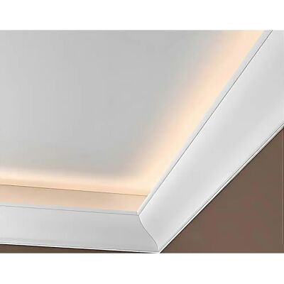 Profhome White Cornice Moulding - 150222 - Interior/Exterior Profhome White Cornice Moulding - 150222 - Interior/Exterior
