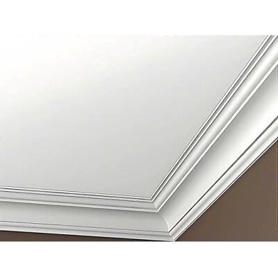 Profhome Decor Polyurethane Cornice Moulding - White, 200cm, Neo-Classic Style Profhome Decor Polyurethane Cornice Moulding - White, 200cm, Neo-Classic Style