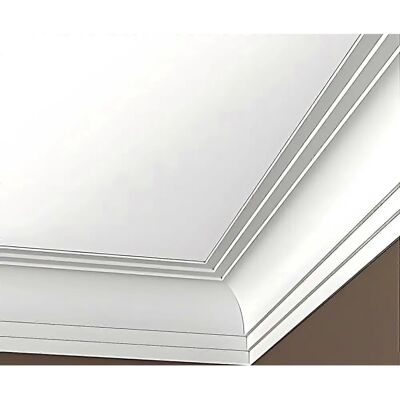 Profhome Decor Profhome Modello 150147F Cornice in poliuretano bianco - Cornice moulding Profhome Decor Profhome Modello 150147F Cornice in poliuretano bianco - Cornice moulding