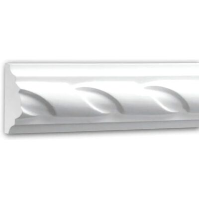 Profhome Decor 151312 Weiß Rigid Polyurethan-Wandleiste - Wandleiste Profhome Decor 151312 Weiß Rigid Polyurethan-Wandleiste - Wandleiste