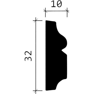 Profhome Decor Weiß Rigid Polyurethan Panelleiste - Panel moulding Profhome Decor Weiß Rigid Polyurethan Panelleiste - Panel moulding
