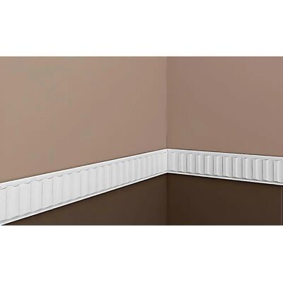 Profhome Decor 151338 - Panel Moulding - White - Indoor/Outdoor Profhome Decor 151338 - Panel Moulding - White - Indoor/Outdoor