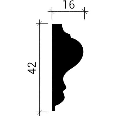 Profhome Weiß Eckelement - Corner element - 21cm x 21cm x 1.6cm Profhome Weiß Eckelement - Corner element - 21cm x 21cm x 1.6cm