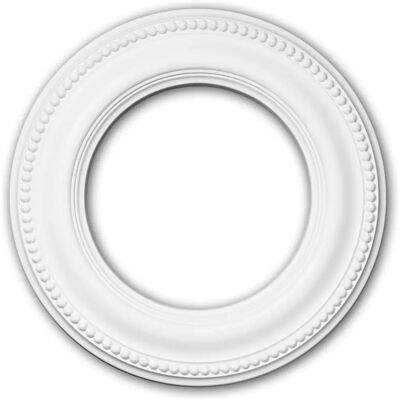 Profhome White 33cm Ceiling Rose - Neo-Classic Ceiling Decor Profhome White 33cm Ceiling Rose - Neo-Classic Ceiling Decor