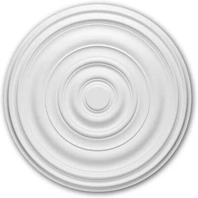 Profhome Decor - Circular Ceiling Rose 74.5cm White Classic Design - Ceiling & Wall Decor Profhome Decor - Circular Ceiling Rose 74.5cm White Classic Design - Ceiling & Wall Decor