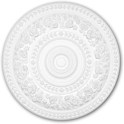 Profhome 156046 Weiße Deckenrosette - Deckenrose Profhome 156046 Weiße Deckenrosette - Deckenrose