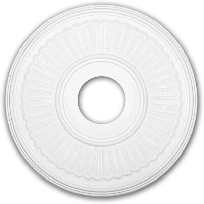 Profhome 156047 White Ceiling Rose - Ceiling rose Profhome 156047 White Ceiling Rose - Ceiling rose