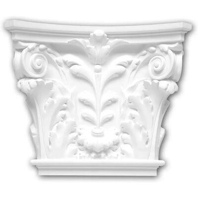 Profhome Profhome 121002 - Pilaster Kapitell - Weiß - Korinthisch - Innen & Außen Profhome Profhome 121002 - Pilaster Kapitell - Weiß - Korinthisch - Innen & Außen
