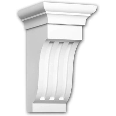 Profhome Ménsula - Ligera, resistente, blanca - Dorico Profhome Ménsula - Ligera, resistente, blanca - Dorico
