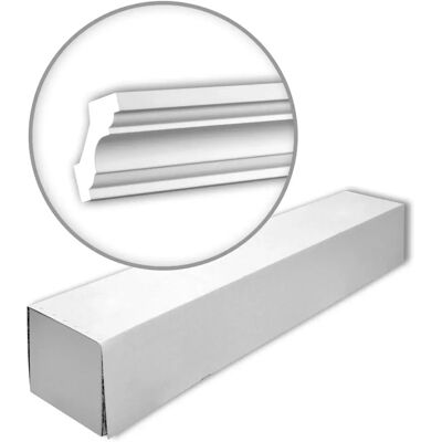 Profhome Decor 12 x moulures couronnes - Ensemble de moulures, 24m, Blanc, Allemagne - Publicité Profhome Decor 12 x moulures couronnes - Ensemble de moulures, 24m, Blanc, Allemagne - Publicité
