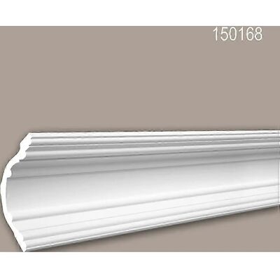 Profhome Decor 150168-box Espuma de poliuretano rígido blanco pre-primada - Molduras decorativas Profhome Decor 150168-box Espuma de poliuretano rígido blanco pre-primada - Molduras decorativas